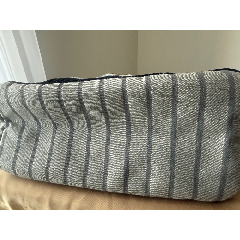Sophie Conran Burgon & Ball Gardening Tool Bag Grey Ticking Stripe Tote NEW - Picture 12 of 12